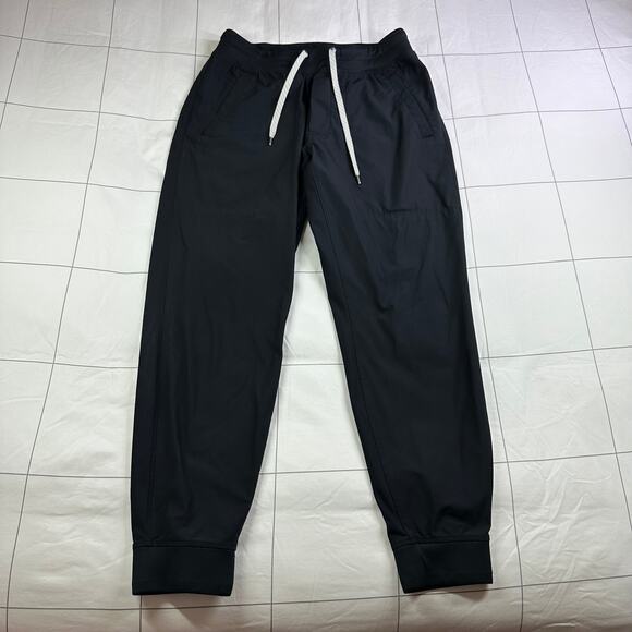 Vuori Pants Mens Medium Black Meta Jogger Athletic Travel Sporty Tapered Active - Picture 2 of 11